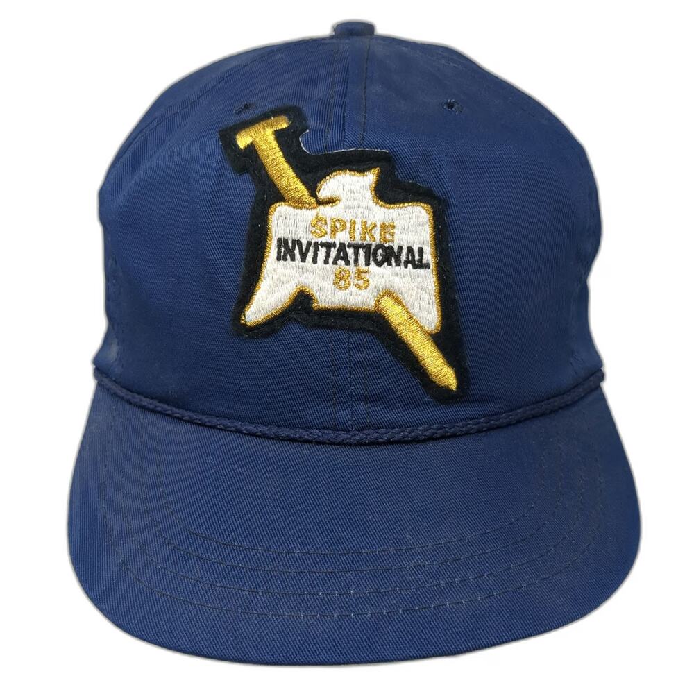 Dorfman Pacific Blue XL Baseball Cap Spike Invitational 85 Rope Hat Vintage USA